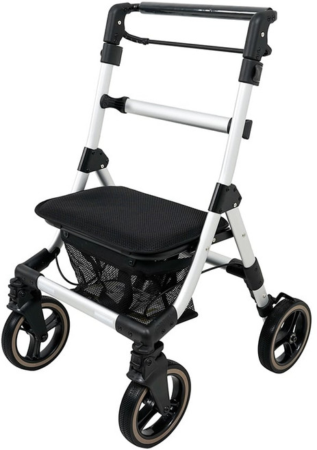 [그레이몰] 복지용구 초경량 카본 성인용보행기 이차, 실버, 1개