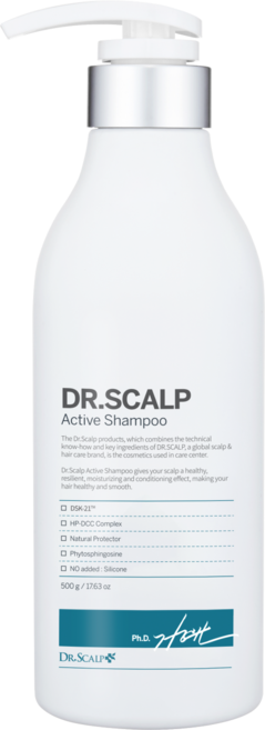 [사은품증정] 닥터스칼프 액티브 샴푸 500g x 2p, 1개