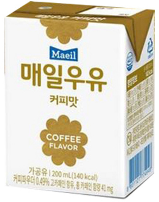 매일유업 커피맛 우유 200ml, 6개