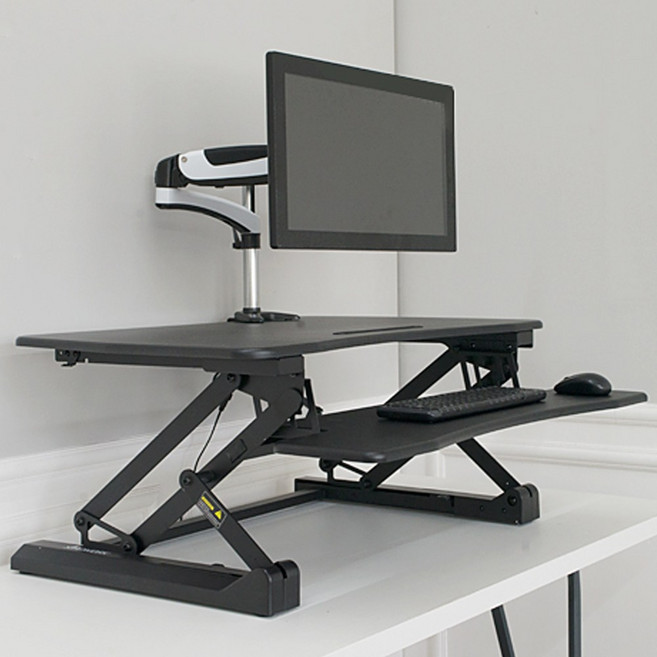 카멜마운트 스탠딩책상 모니터 받침대 프리미엄 전동식 스탠워크 PSWE 높낮이조절