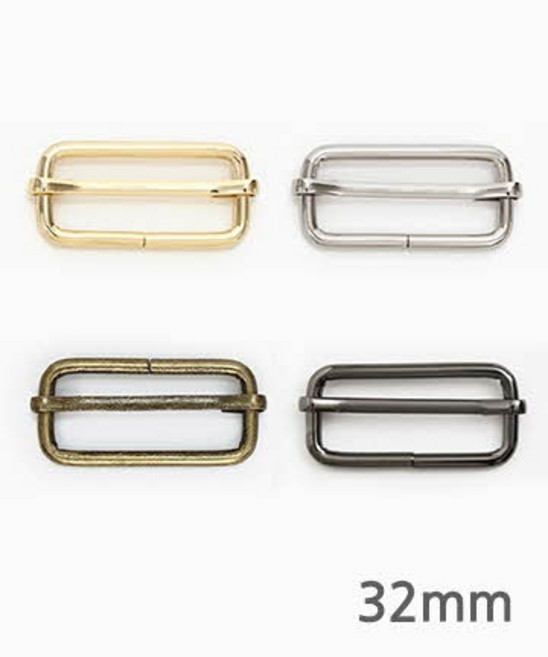 퀼트스타 베이직 길이조절 고리 32mm_4컬러, 1 골드, 1개