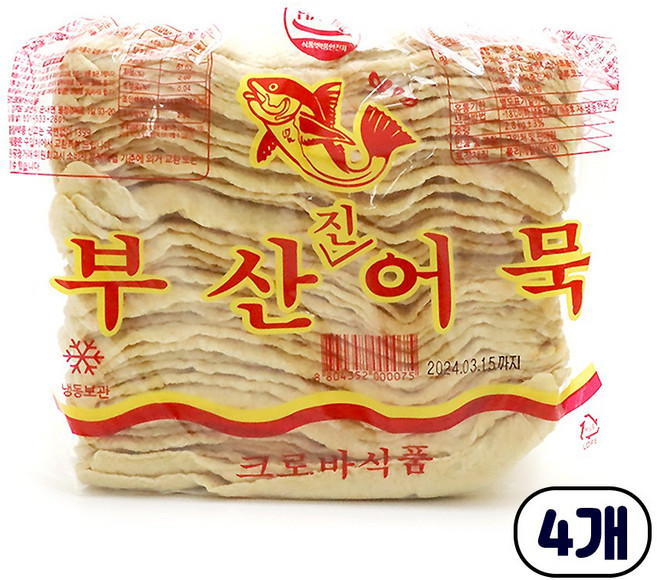 부산진어묵 사각 2.8kg 대용량, 4개