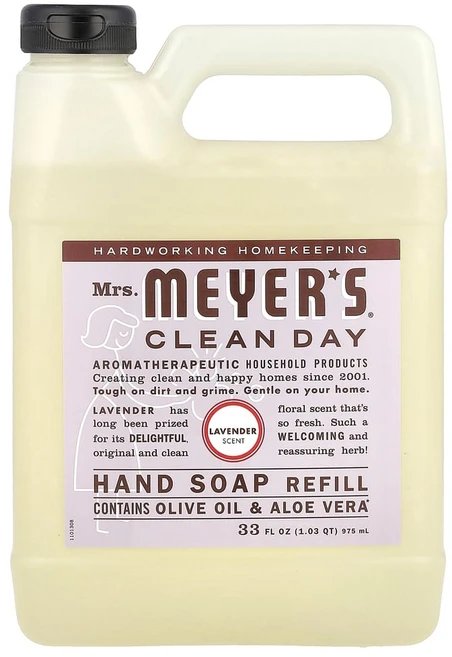 미세스메이어클린데이 리퀴드 핸드 솝 리필 라벤더 향 975ml(33fl oz), 975ml, 1개 - 쿠팡