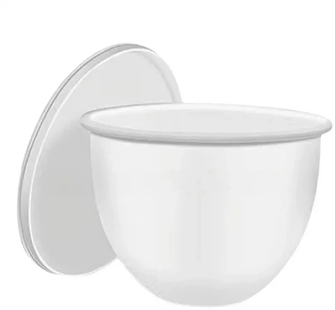 키친에이드 틸트헤드 5쿼트 믹서용 NEW 믹스에이드 실리콘 라이너 – 믹서 부착물 3개 라이너와 3개 뚜껑 포, 03 WHITE