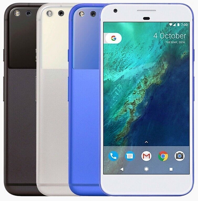 Google Pixel 32GB 구글포토 무제한 스마트폰 - 공기계 자급제폰 미국버전, 실버