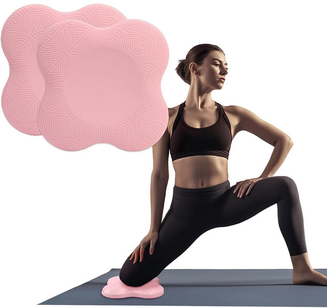 디벨라 요가 패드 무릎 팔꿈치 보호, 2개, Pink