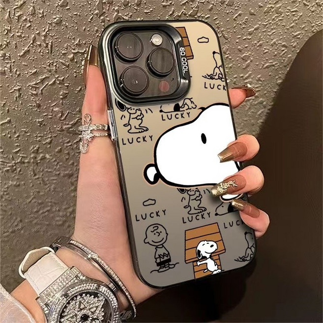史努比圖案防摔手機殼