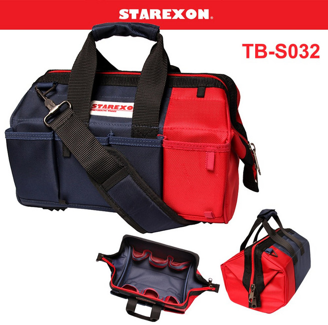 스타렉슨 공구가방 TB-S032 어깨끈포함 생활방수 11포켓, 1개