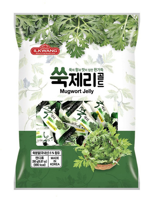 일광제과 쑥 제리 골드, 280g, 10개