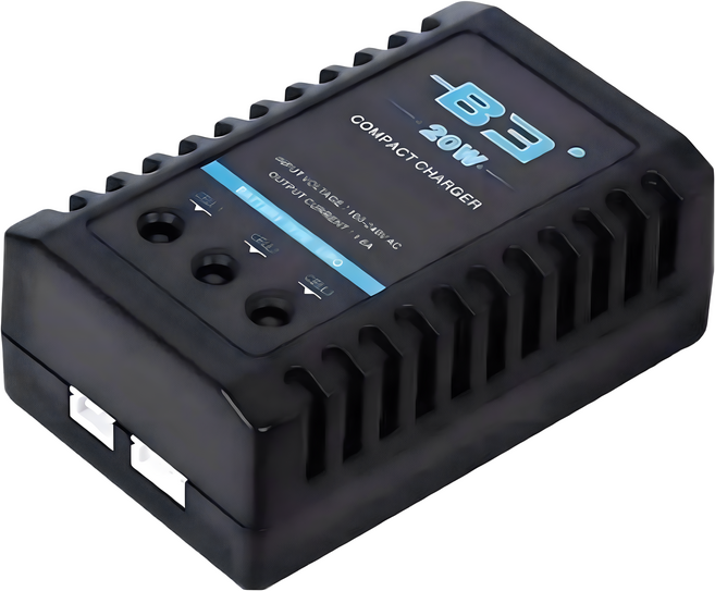 B3 鋰電平衡充電器 USB充電線, 黑色, 1個