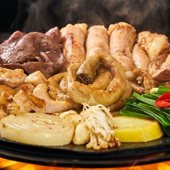 집밥에 소염통 구이+소스, 3개, 220g