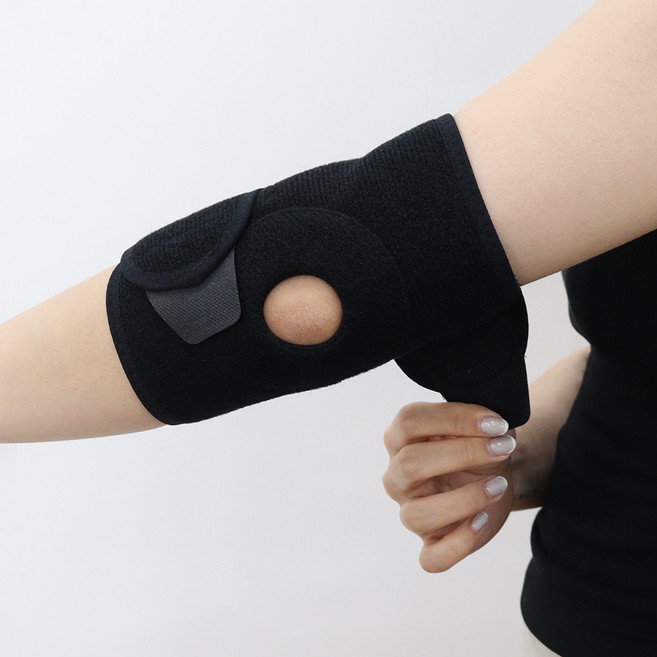 파워플러스 의료용 팔꿈치보호대 엘보 네오 아대 밴드 건초염 골프 통증 헬스 약국 국내제작, 1개