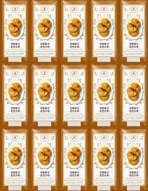 피코크 달콤쫄깃 찹쌀호떡 400g 15개