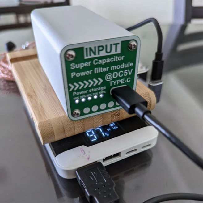 DC5V Super Capacitor Power Filter 모듈 SuperCapacitor Power Filter Type C 유형 Raspberry Pi의 입력 출력, 임의의 색상