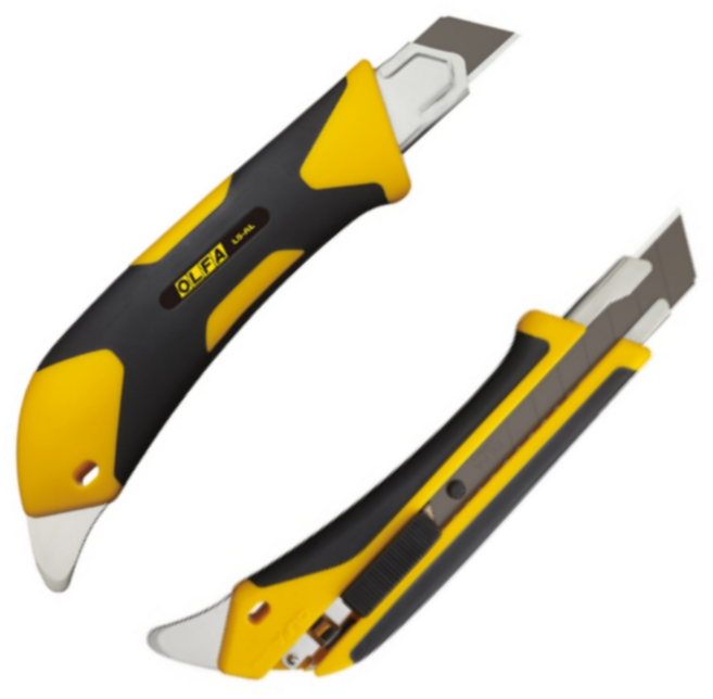 올파 커터 OLFA L5-AL, 블랙옐로우, 2개