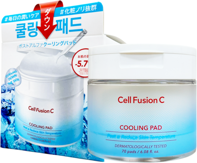 셀퓨전씨 포스트 알파 쿨링 패드, 70매입, 1개