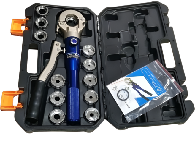 농약호스 압착기 유압 압착 튜브 압관기 조인트 펜치, 1세트, 압착 다이(이빨)