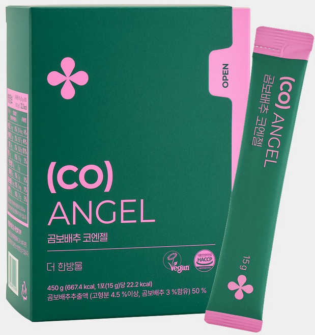 더한방울 곰보배추 코엔젤, 15g, 30개