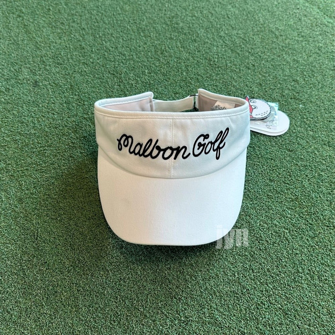 [국내매장판] 말본 여성 바이저 팬텀화이트 +정품쇼핑백(사은품) 골프웨어 버킷햇 말본골프 캡모자 골프모자, 1개, white