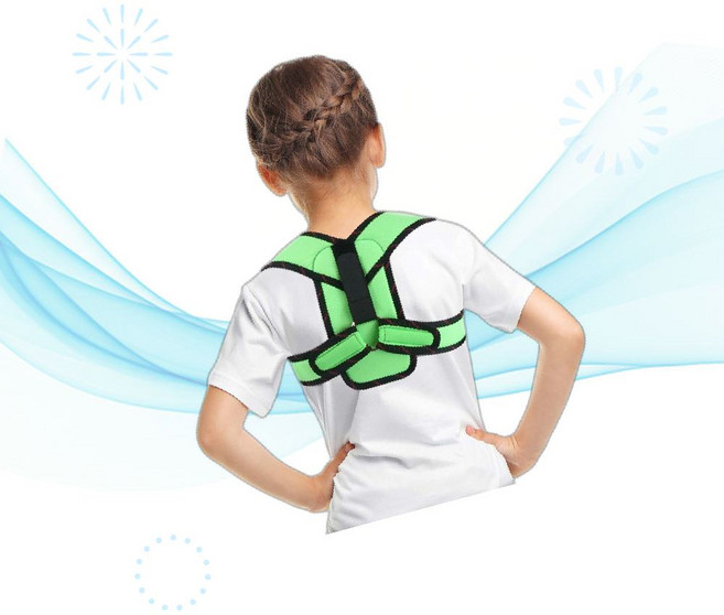 ORTONYX 오토닉스 어깨 보호대 어린이 쇄골 지지 자세 교정기 ACJB2407-GRN M7, 1개