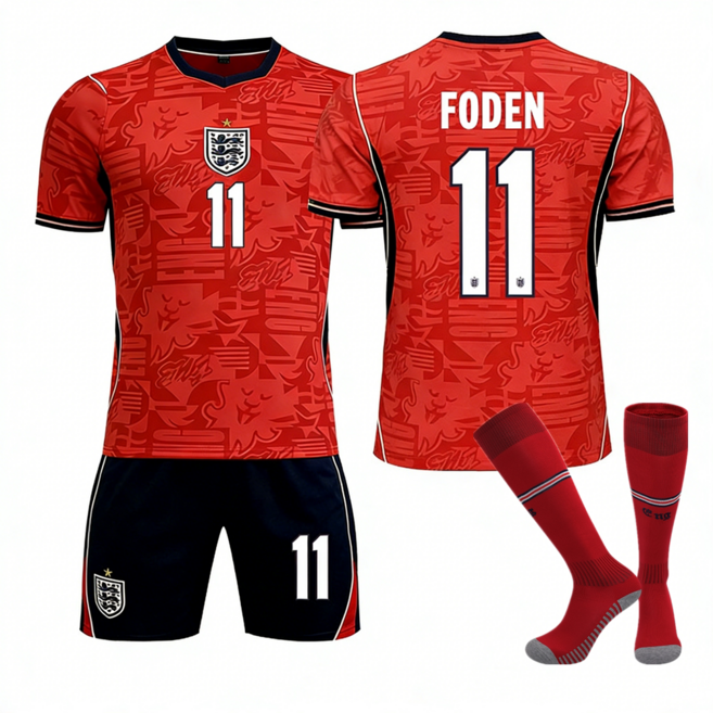 잉글랜드 케인 벨링엄 포든 어웨이 운동복 트레이닝 반팔티 월드컵 축구 유니폼 키즈 주니어 호환상품