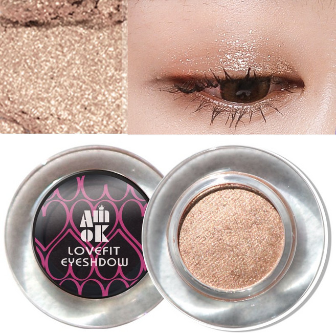 아미옥 러브핏 뽐뿌 아이섀도우 4.8g, E002 인절미떡, 1개