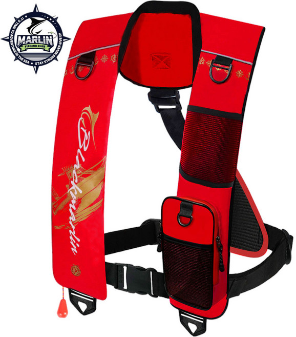 블랙마린 원포켓 자동팽창식 구명조끼 TMSAA21-AW