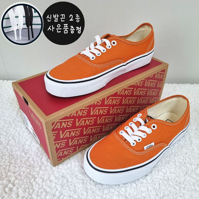 반스 남녀공용 스니커즈 패션 단화 어센틱 컬러 띠어리 + (화이트+블랙) 신발끈2개(사은품)