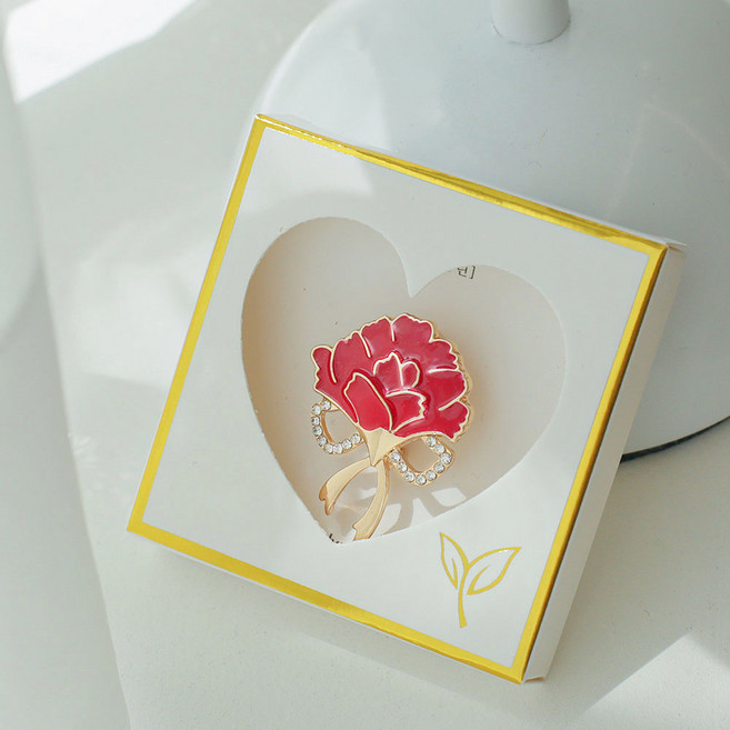 이플린 카네이션브로치 선물세트 어버이날 & 스승의날