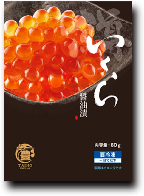 [타이호] 간장절임 연어알 80g (중) 핑크연어알, 1개