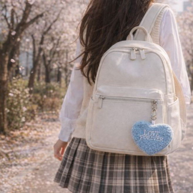 러브포에버 하트 부클 키링 동전지갑 미니파우치 가방키링 카드지갑