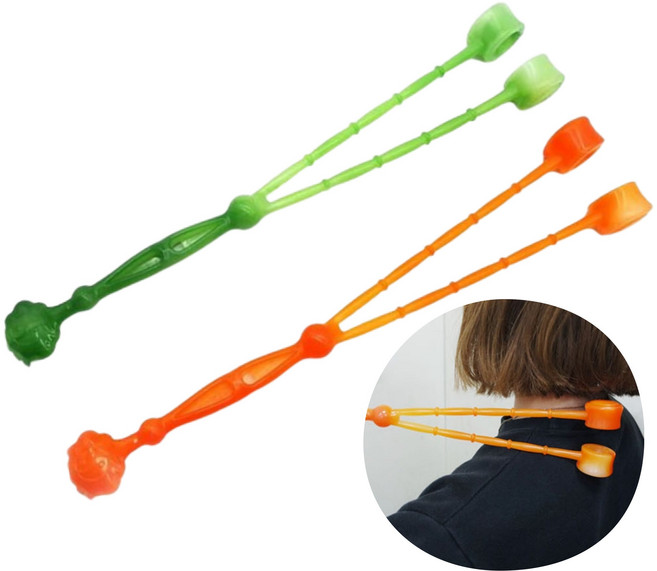 휴대용안마기 문어발 맛사지기 -R 손지압봉 손지압 지압 휴대용안마기 두피맛사지 경락맛사지, 1개