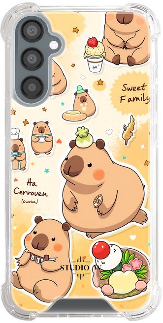 Capybara 그림 맥세이프 핸드폰 케이스 젤리 하드타입