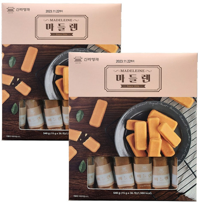 신라명과 마들렌, 540g, 2세트