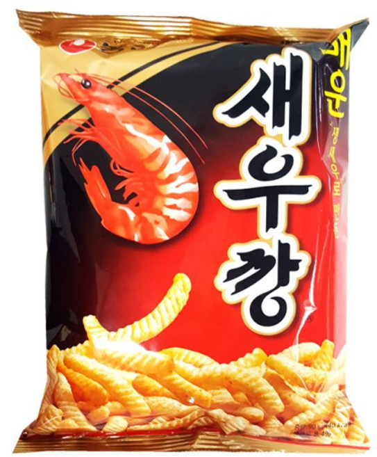 농심 매운새우깡 90g10개 (반박스)+포켓몬 스티커 5장, 90g