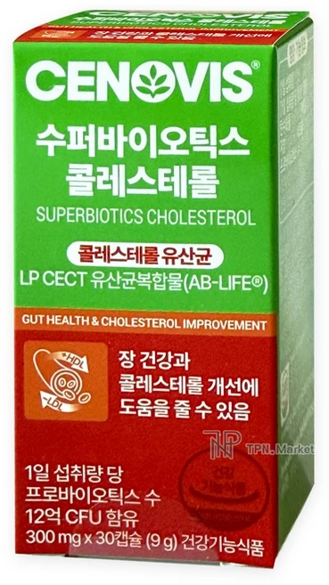 세노비스 수퍼바이오틱스 콜레스테롤, 30정, 1개 - 쿠팡