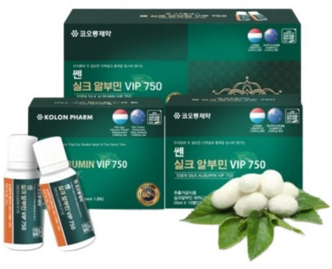 코오롱 알부민 단백질 30병 타우린 비타민 액상 고함량 VIP 750, 1박스