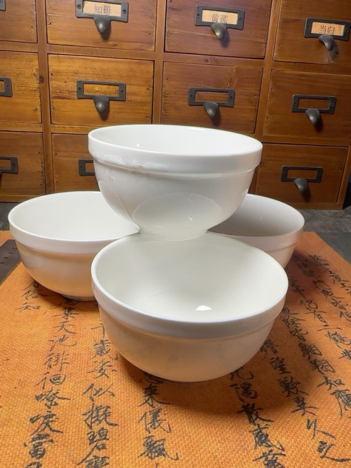 冰花瓷 飯碗 白色 護邊款, 如圖所示, 1個