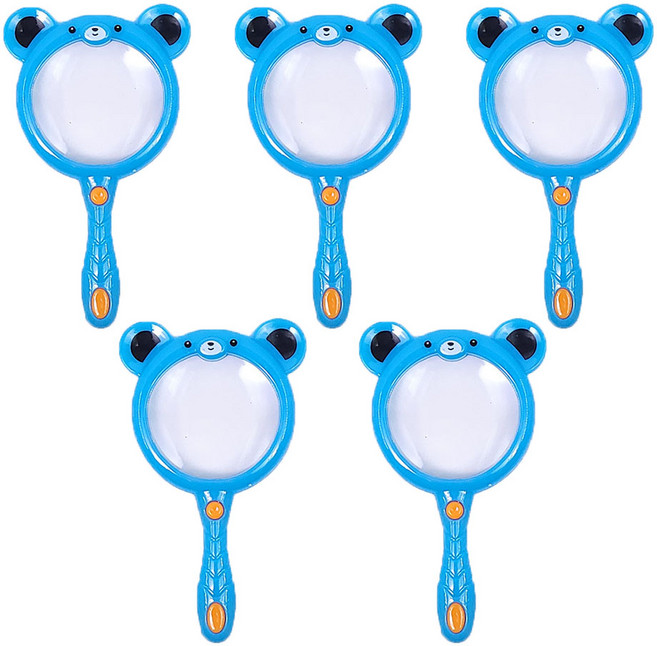 자연학습 곤충탐구 돋보기 확대경 블루 5개