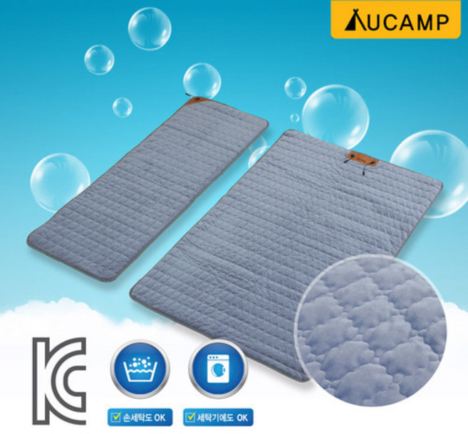 유캠프 워셔블 극세사 탄소온열매트 2인용 카본 탄소