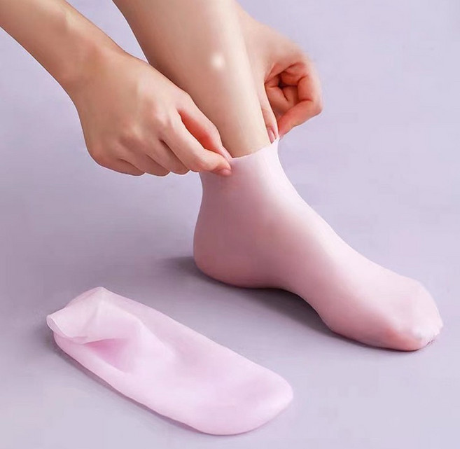 올 실리콘 보습 양말 덧신 발각질 풋케어
