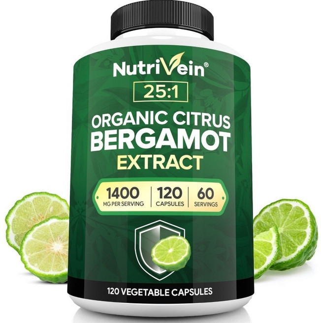 뉴트리베인 베르가못 1400MG 120캡슐, 120정, 1개