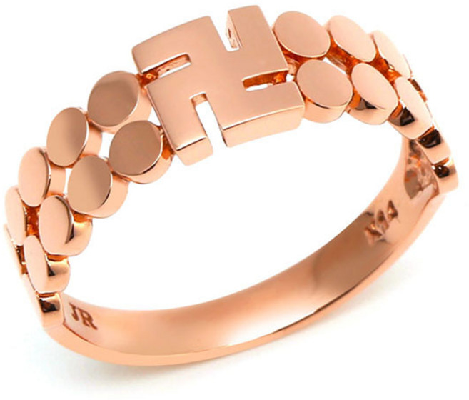 [비앤비골드]14K 볼볼이 두줄 만자 반지 RSS21245