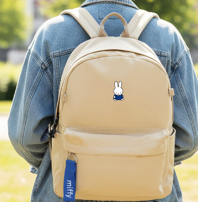 미피 데일리 백팩 베이지 소풍가방L