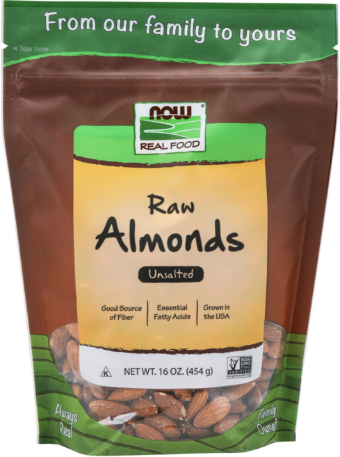 나우푸드 로우 아몬드 언솔티드 무설탕, 454g, 1개