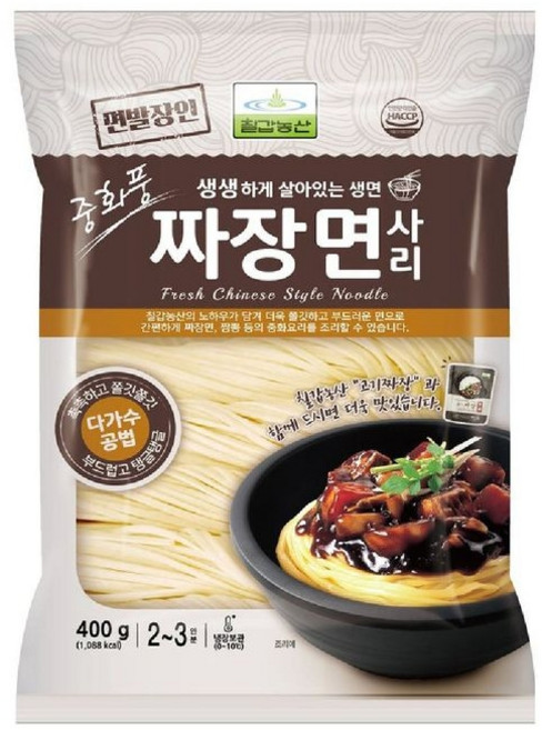 칠갑농산 짜장면사리 400g