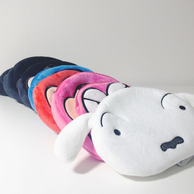 짱구는 못말려 캐릭터 페이스 원형 카드지갑 파우치 짱구지갑 초코비짱구 동전지갑