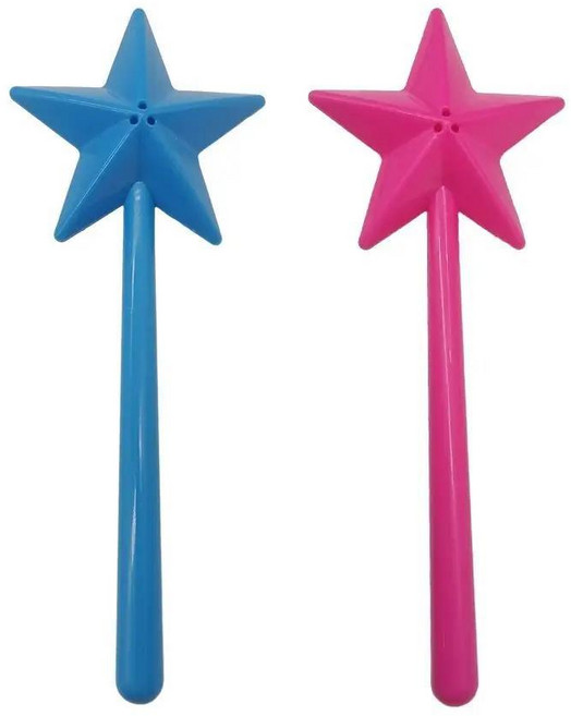 플라스틱 소금 셰이커 리필 스타 조미료 항아리기구 긴 손 후추 마술 지팡이 바베큐, 1개