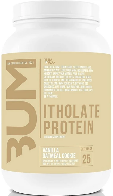 Raw Nutrition 범 이톨레이트 프로틴 바닐라 오트밀 쿠키 맛, 1개, 777.5g - 쿠팡