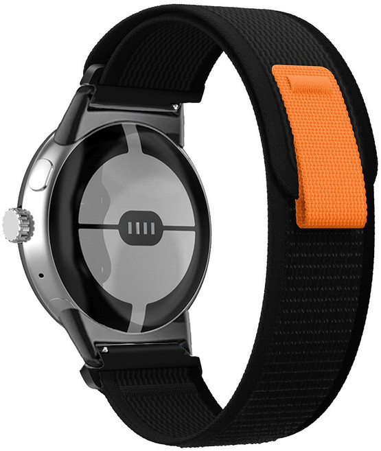 Google Pixel Watch 3 용 트레일 루프 45mm 팔찌 시계 밴드 액세서리 나일론 손목 교체 스트랩 41mm, 04 Black Black, 01 CHINA, 01 Pixel Watch 3 41mm